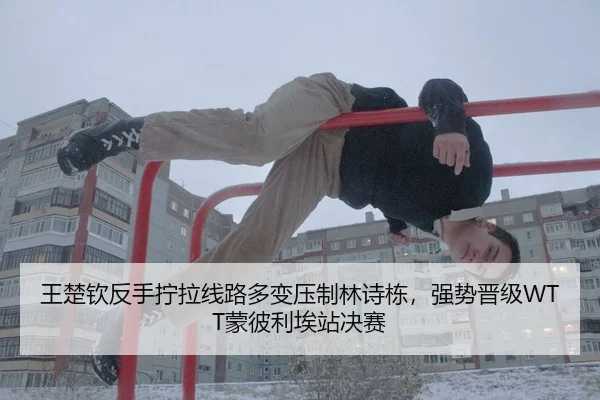 王楚钦反手拧拉线路多变压制林诗栋，强势晋级WTT蒙彼利埃站决赛